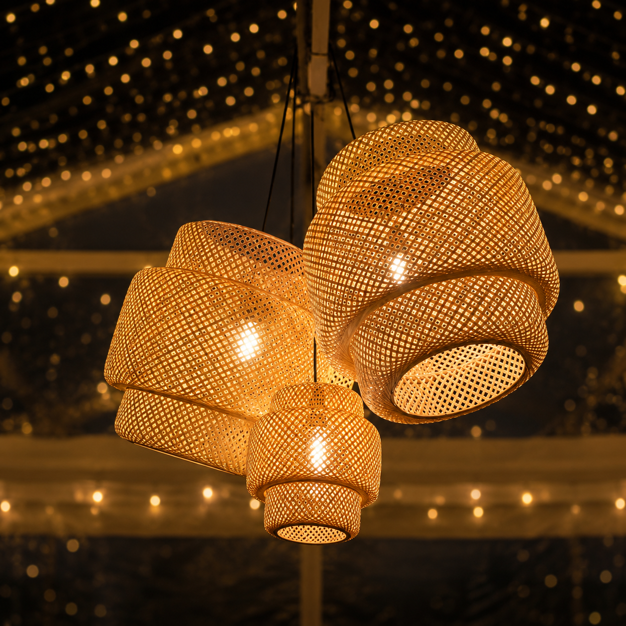 Crawford - Bambus Lampe thumbnail 3