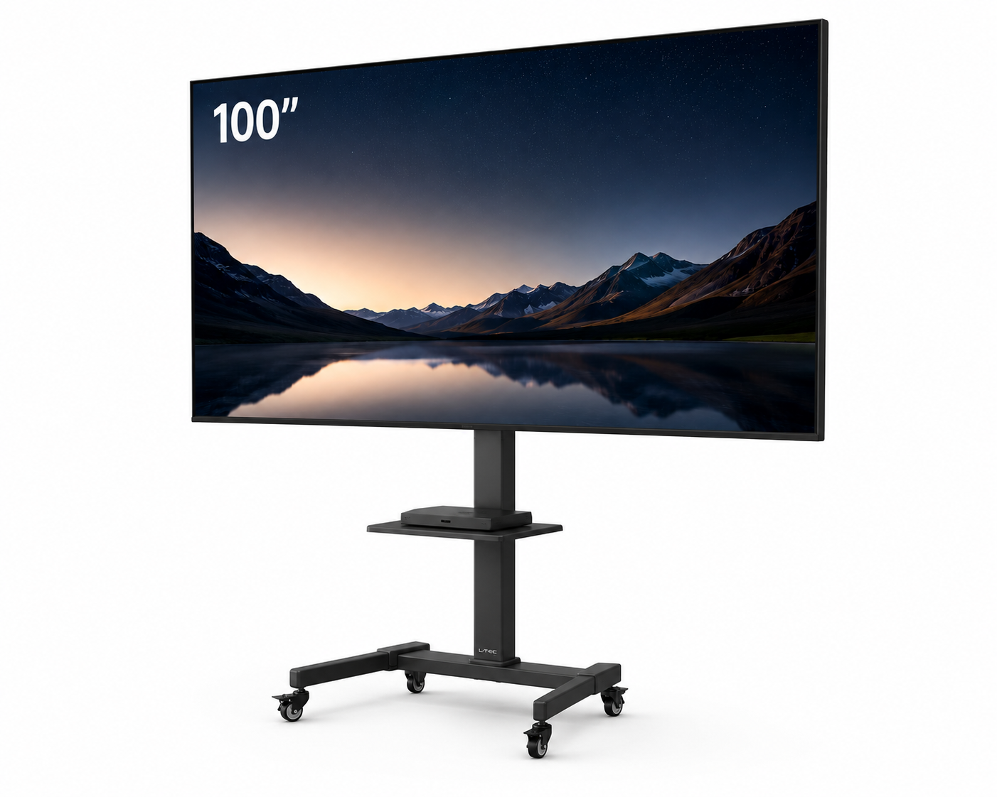100" Fladskærms tv - Flytbar