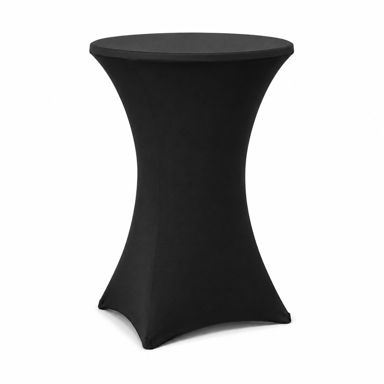 Eight shirts arranged on table in black, olive, grey, blue, white, red, mustard, and green.