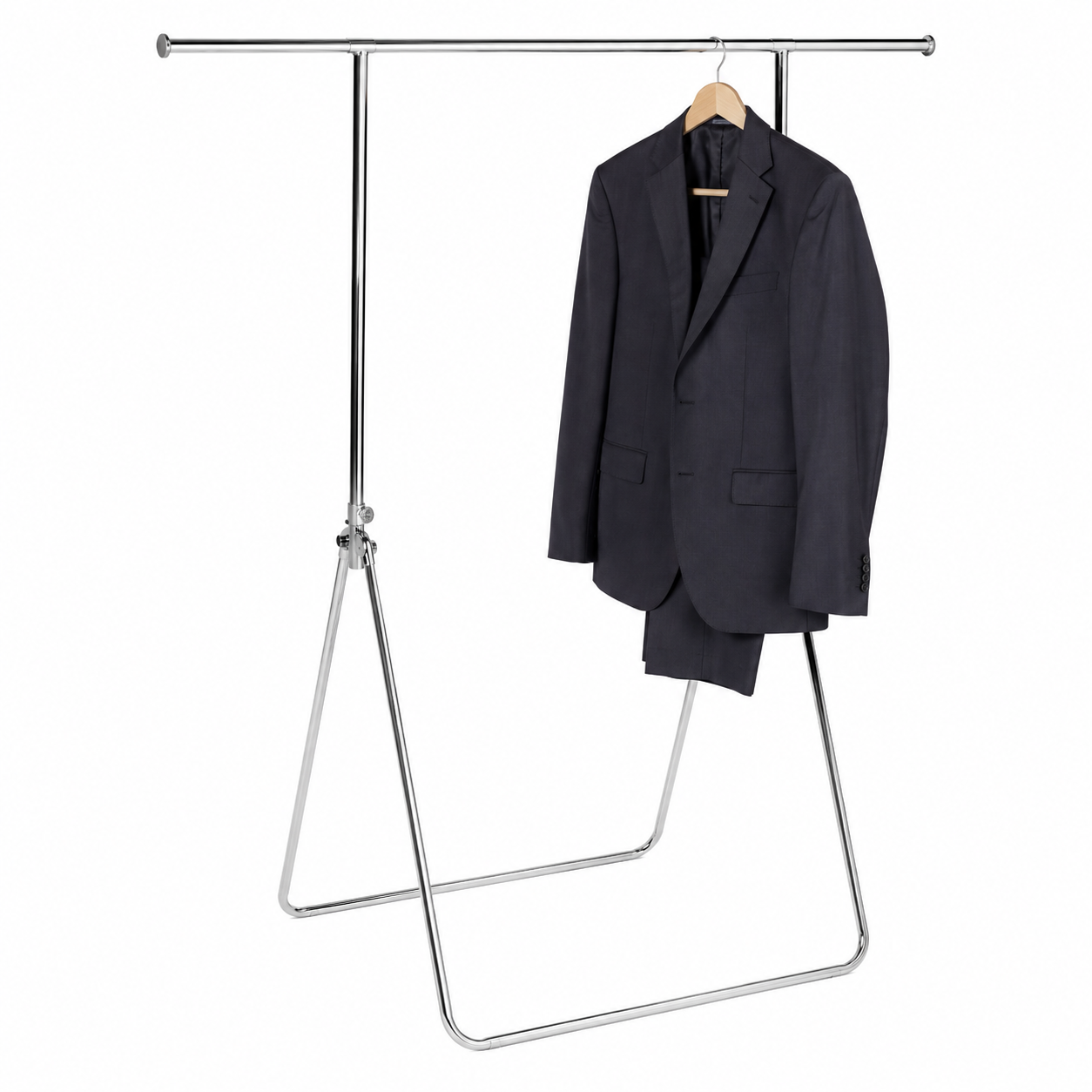 Eight shirts arranged on table in black, olive, grey, blue, white, red, mustard, and green.