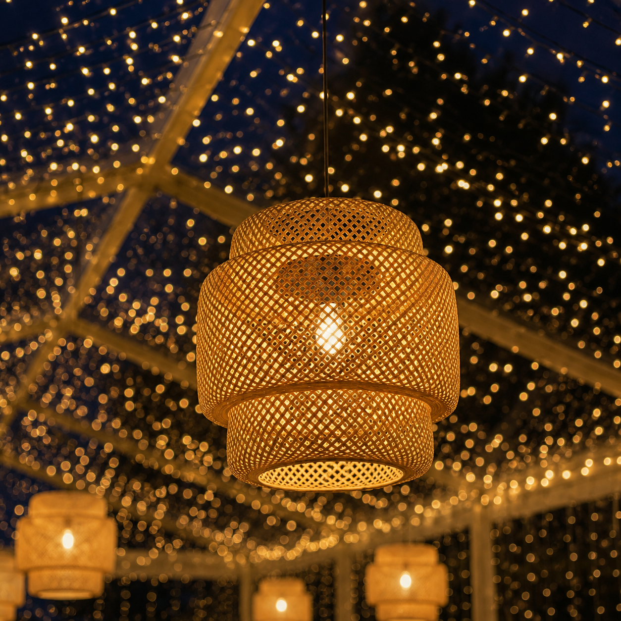 Crawford - Bambus Lampe thumbnail 2